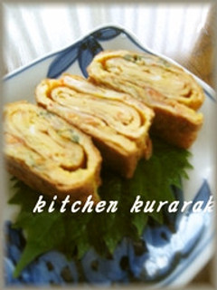 元気もりもり!キムチ入り玉子焼き-レシピのメイン写真