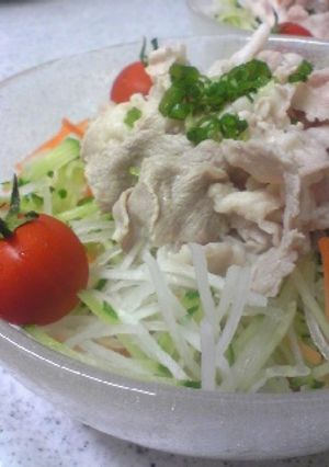 私の冷しゃぶサラダ❤-レシピのメイン写真