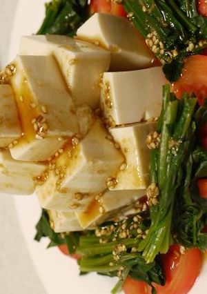 絶品中華ダレｄｅ豆腐サラダ♪-レシピのメイン写真