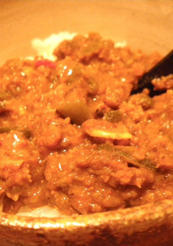 カレー粉で作る！鶏ムネ肉と椎茸のキーマ風-レシピのメイン写真
