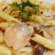 サーモンとディルのクリームパスタ♪