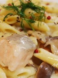 サーモンとディルのクリームパスタ♪-レシピのメイン写真