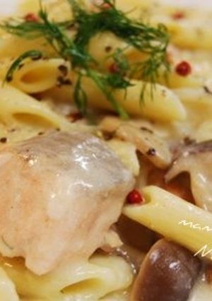 サーモンとディルのクリームパスタ♪-レシピのメイン写真