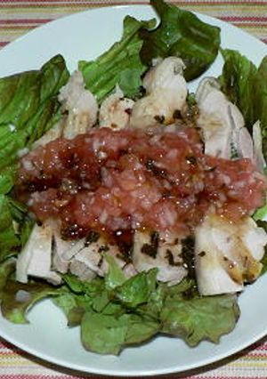 冷製蒸し鶏のイタリアンサラダ-レシピのメイン写真