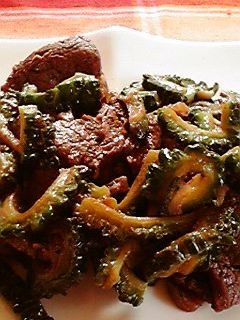 ゴーヤーと牛肉の炒め物-レシピのメイン写真