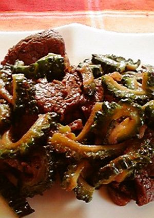 ゴーヤーと牛肉の炒め物-レシピのメイン写真