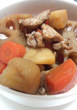 基本★れんこんの煮物-レシピのメイン写真