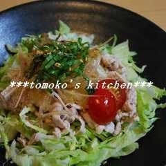 รูปของ さっぱり美味しい♪ 豚肉の冷しゃぶサラダ