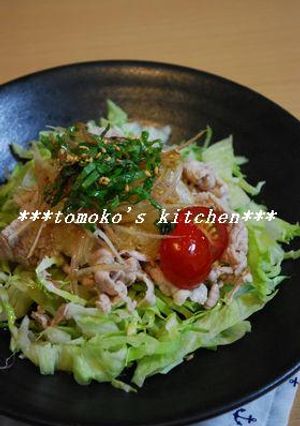 さっぱり美味しい♪ 豚肉の冷しゃぶサラダ-レシピのメイン写真