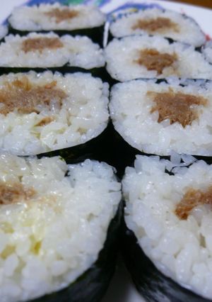 ほごし(ツナそぼろ)ののり巻き-レシピのメイン写真