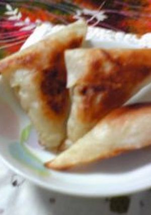 ジャーマンポテトで▲三角▲焼き春巻き-レシピのメイン写真