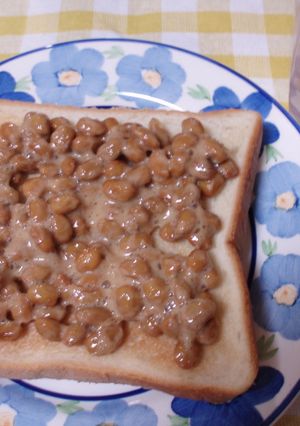 納豆パン(^_-)-☆-レシピのメイン写真
