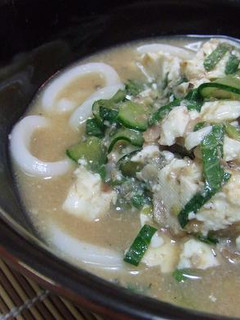 インチキだけど本格味♪「冷や汁」うどん-レシピのメイン写真