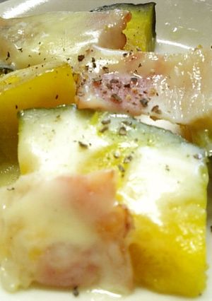 簡単かぼちゃのチーズ焼き　おべんとうにも-レシピのメイン写真