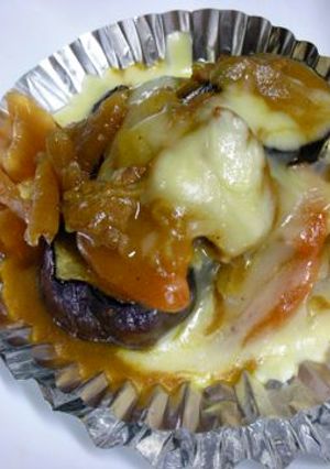 残ったカレーで茄子のカレーチーズ焼き-レシピのメイン写真