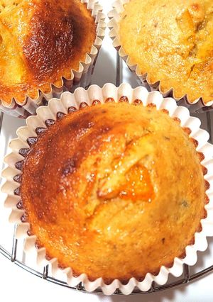 ♬クリームチーズin甘栗バナナマフィン♬-レシピのメイン写真