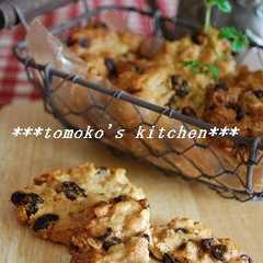 รูปของ オートミールと胡桃のザックリ クッキー♪