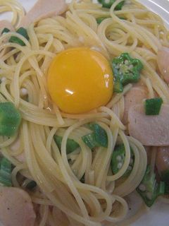 オイルサーディンの缶汁で☆オクラのパスタ-レシピのメイン写真