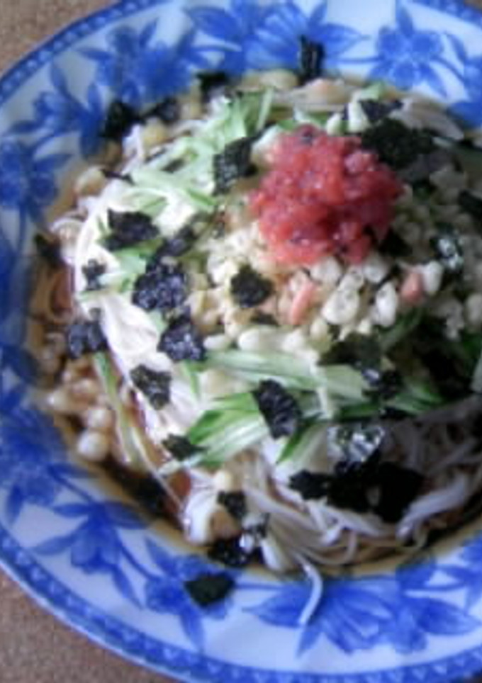 冷やし中華風そうめん-レシピのメイン写真