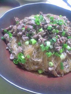 牛肉と春雨のピリ辛炒め-レシピのメイン写真