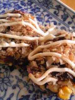 冷凍コロッケよ!お好み焼きにな~れ~-レシピのメイン写真