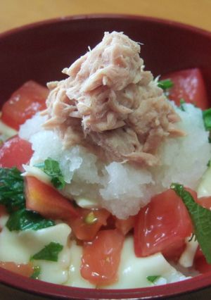 さっぱりおいしい夏のトマト丼！-レシピのメイン写真
