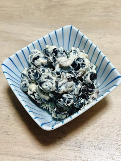 黒豆クリームチーズ和え。正月簡単おつまみ-レシピのメイン写真