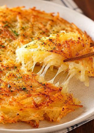 絶対ハマる！👀じゃがいものカリカリチーズ焼き-レシピのメイン写真