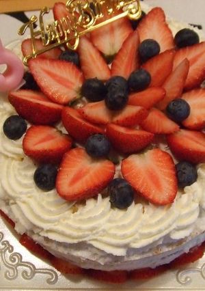 いちごのデコレーションケーキ-レシピのメイン写真