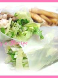 ひと手間で食べやすい♪豚しゃぶサラダ-レシピのメイン写真