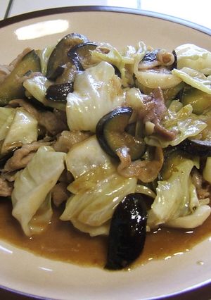 パパっと紹興酒で豚バラと夏野菜の味噌炒-レシピのメイン写真