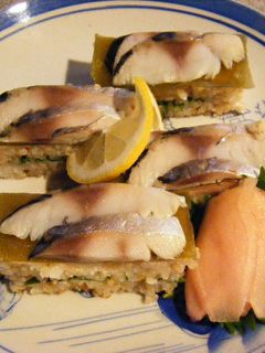 〆鯖の押し寿司-レシピのメイン写真