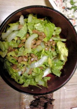 おつまみ?セロリ納豆-レシピのメイン写真