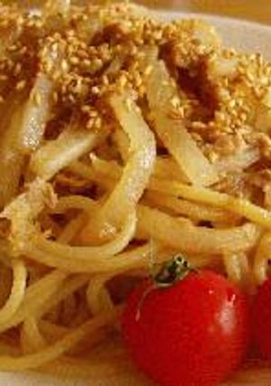 大根・ツナの和風ぅ～なパスタ♪yuchokiのランチ♪-レシピのメイン写真