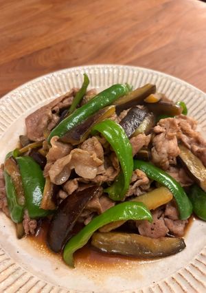 豚肉とピーマン、ナスのオイスター炒め-レシピのメイン写真