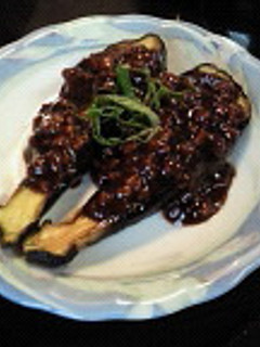 給食で人気だった!揚げ茄子の肉みそのせ-レシピのメイン写真