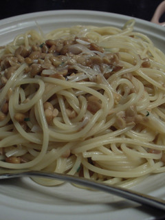 梅干納豆パスタ-レシピのメイン写真