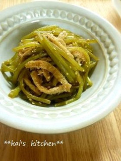 さつま芋の茎の炒め煮-レシピのメイン写真