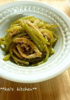 さつま芋の茎の炒め煮-レシピのメイン写真