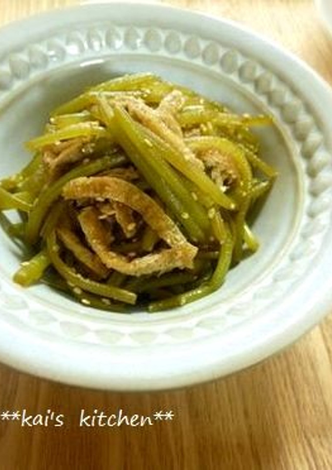 さつま芋の茎の炒め煮-レシピのメイン写真