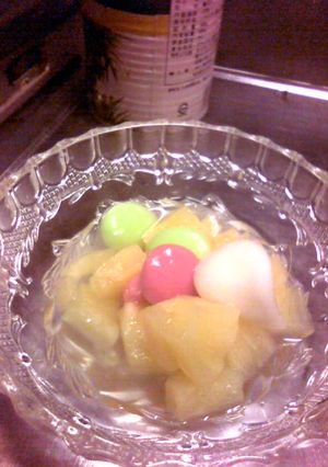 カラフル白玉ポンチ☆-レシピのメイン写真