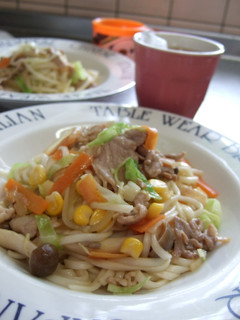 ☆簡単!でもハマル焼きうどん☆-レシピのメイン写真