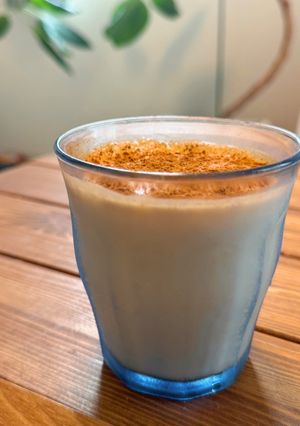 無調整豆乳を飲みやすく（シナモン）-レシピのメイン写真