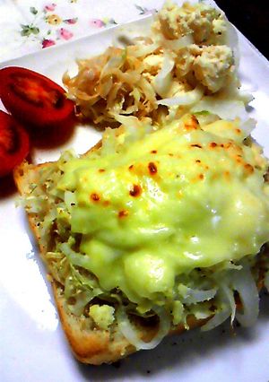 おからサラダトースト-レシピのメイン写真