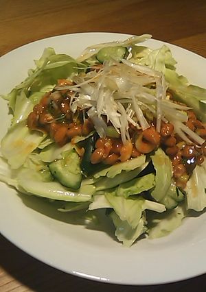 韓国風納豆サラダ-レシピのメイン写真