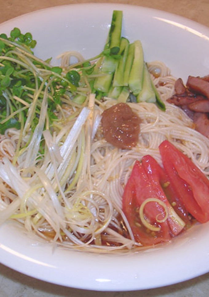 さっぱり☆冷やし中華風そうめん-レシピのメイン写真
