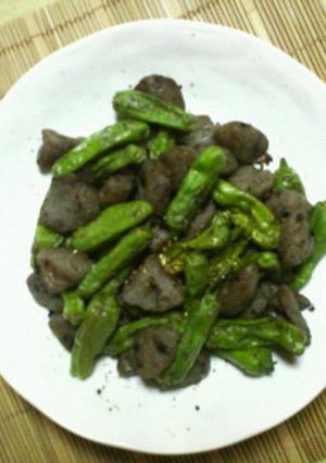 ししとうとこんにゃくのピリカラ炒め-レシピのメイン写真