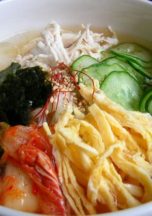 韓国風冷讃岐饂飩-レシピのメイン写真