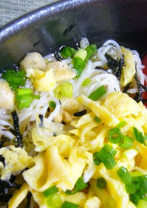 夏はこれ☆たぬきそうめん-レシピのメイン写真