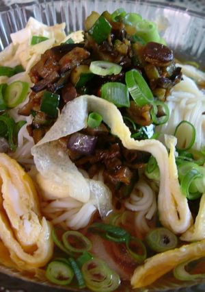 なすとキュウリのピリ辛そうめん-レシピのメイン写真